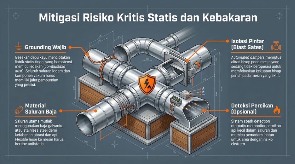 Pertimbangan Khusus Central Vacuum di Woodworking
