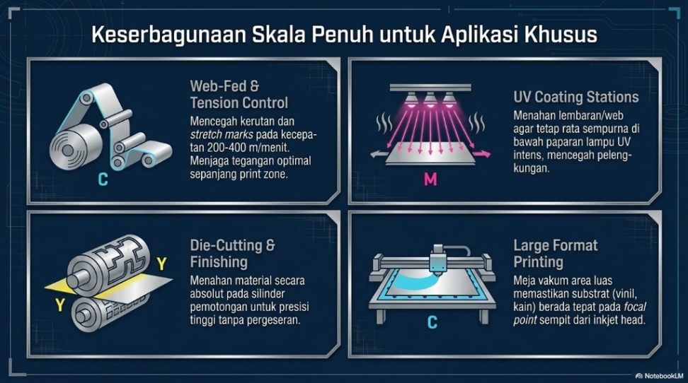aplikasi spesifik central vacuum system industri printing