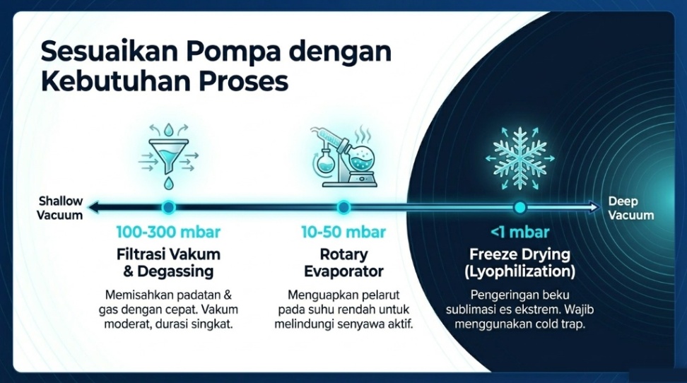 Aplikasi vacuum di laboratorium