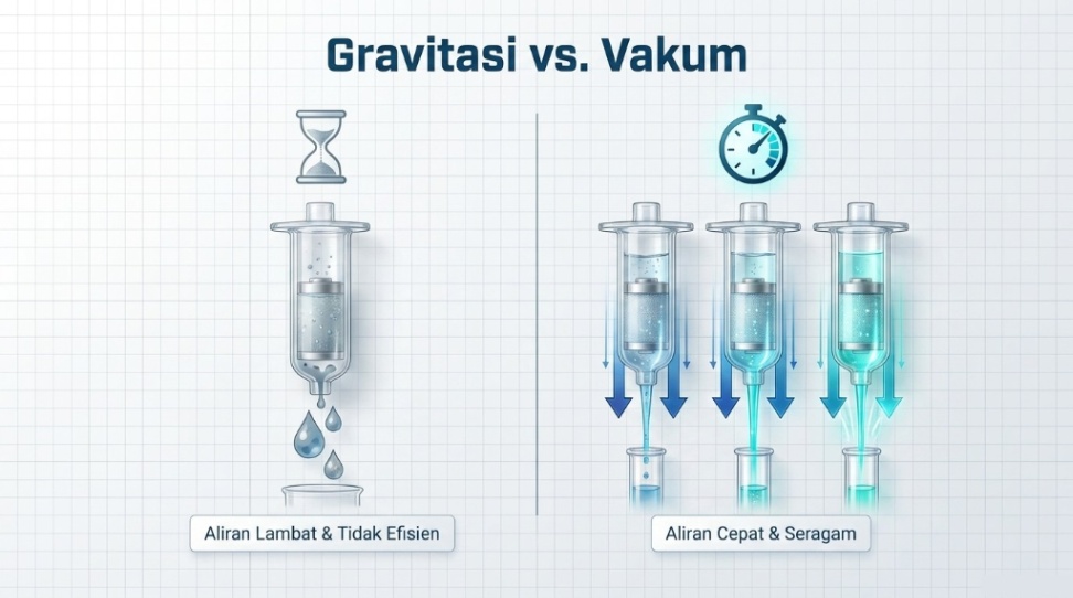 vakum dibutuhkan untuk SPE